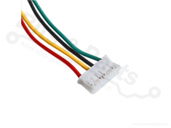 Kabel voor stappenmotor JST PH - open 80cm